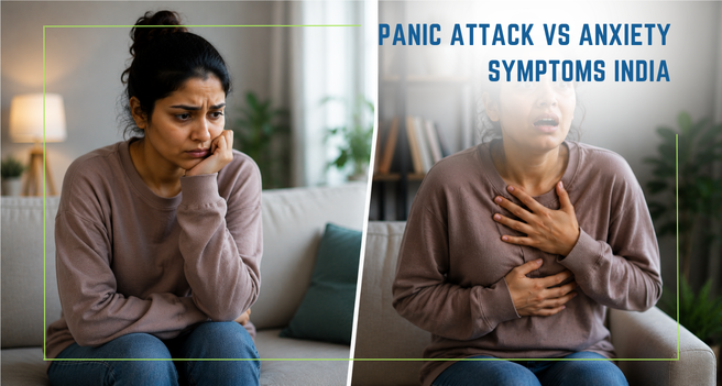 Panic Attack vs Anxiety Symptoms India